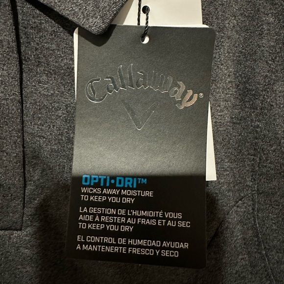 Women’s Vneck golf sleeveless shirt. Charcoal grey size sm, med, large. - Picture 3 of 6